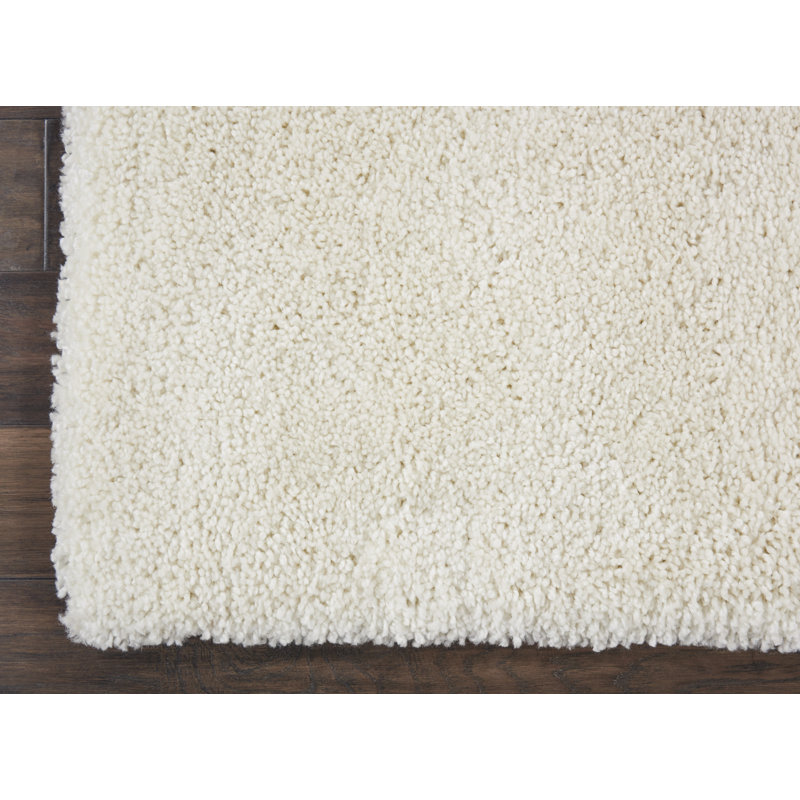 Tapis ivoire Sunny Shag, Rectangle 3 pi x 5 pi