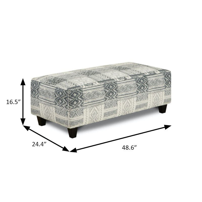 Repose-pieds l 48,6 po transitionnel Tribal