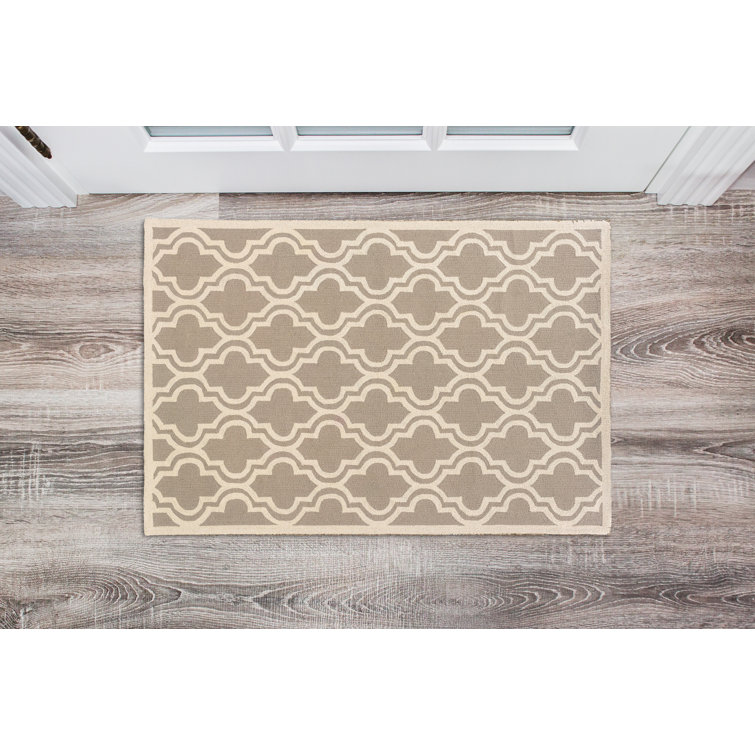 Wool Geometric Indoor Rug