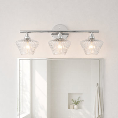 3 - Light Dimmable Bath Sconce