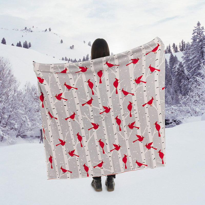 Emiliani Plain Weave / Muslin Throw Blanket