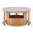 Round Nesting Coffee Table With Storage