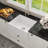 DeerValley 24" L X 20" W Single Basin Workstation Farmhouse Kitchen Sink With Accessories
