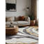 Tapis gris lavable à la machine-1226810043