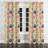 For Teenagers Retro Florals Velvet Curtains - Vintage Mid Century Retro Flowers Twin Grommet Curtain - 1 Panel-1234936394-1234936396