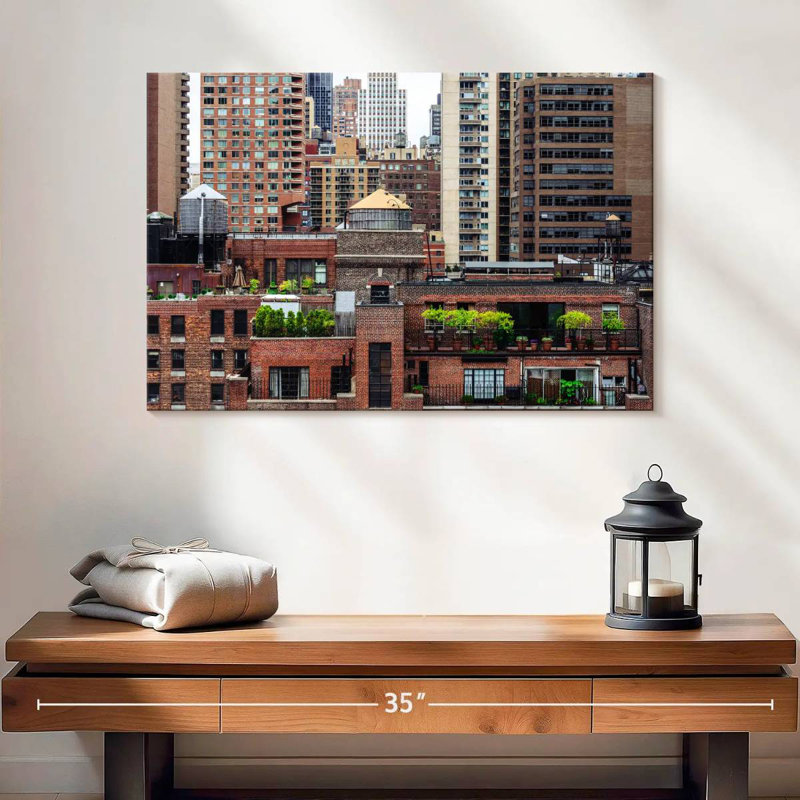 Lilie NYC Rooftop Garden, H 16 po x l 24 po