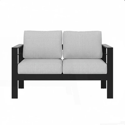 All-Weather Patio Loveseat With Cushions