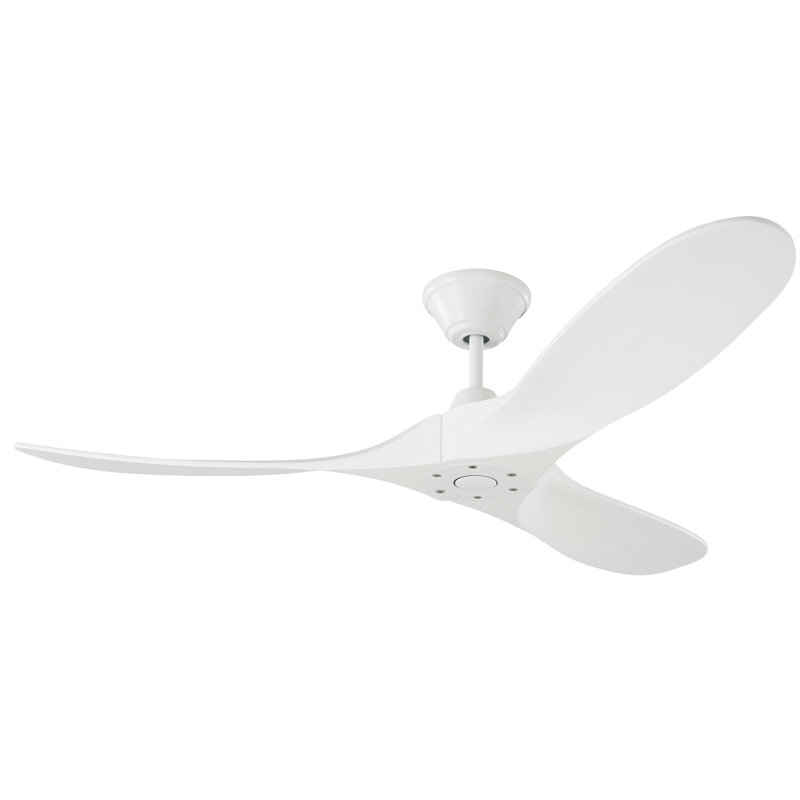 Maverick Downrod Ceiling Fan, 60", Matte White