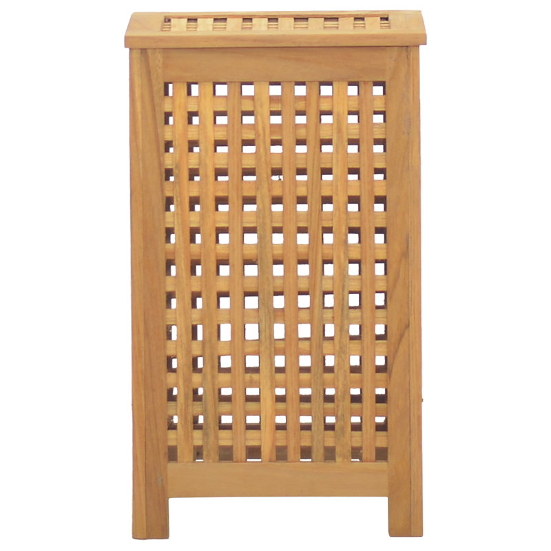 Wood Laundry Hamper, 60cm H x 35cm W x 25cm D