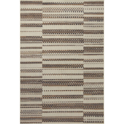 Tapis ivoire / taupe Oakhaven II Rainier
