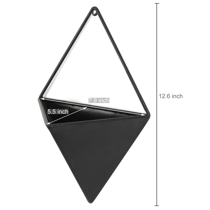 Triangle Metal Floating Shelf
