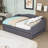Upholstered Daybed with Twin Trundle and Light-122739104-122739119