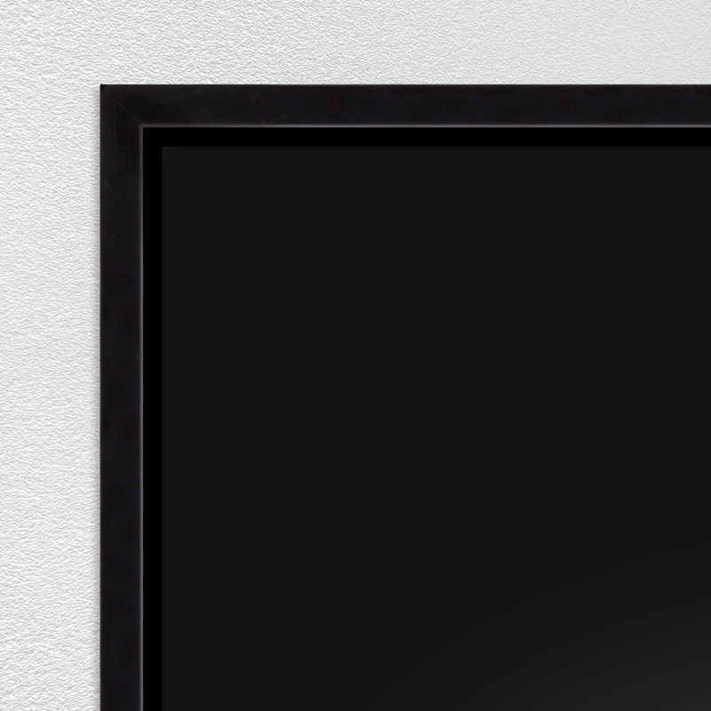 "Neon Peut-être que vous êtes juste" par David Brown - Art textuel sur toile à cadre flottant, H 55,75 po x l 37,75 po