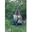 Statue couple de nain de jardin assis sur un banc
