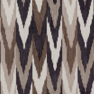 Kashgar Velvet Ikat Fabric