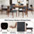 Sturdy and Durable Upholstered Solid Wood Dining Chair - Side Chair for Long-lasting Comfort and Support-574155250-574155252