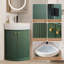 Meuble-lavabo de coin simple avec comptoir-89941757