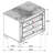 Kerynn 2-drawer Nightstand Silver Metallic