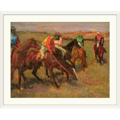 Edgar Degas " Before the Race, c.1882 " by Edgar Degas Print