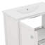 Meuble-lavabo chic 72 po avec lavabo en céramique, portes à fermeture en douceur, tablettes de rangement doubles et tiroir cloisonné-1339566104