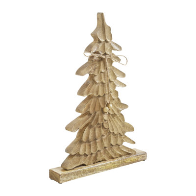 Winter Wonder Brushed Gold Wooden Tree