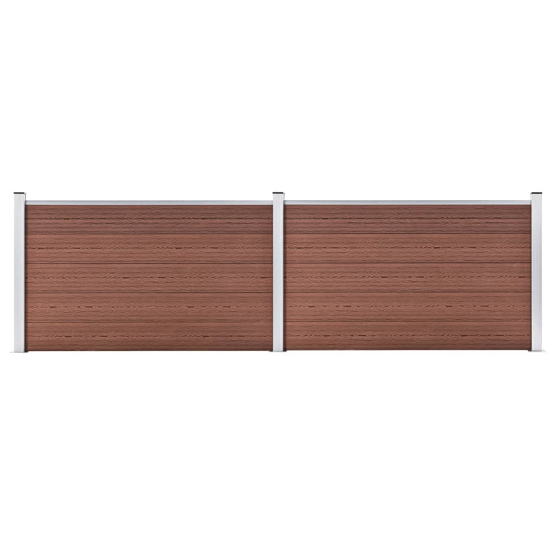 Munhall 106.68 cm H Fence Panels Fencing, Brown