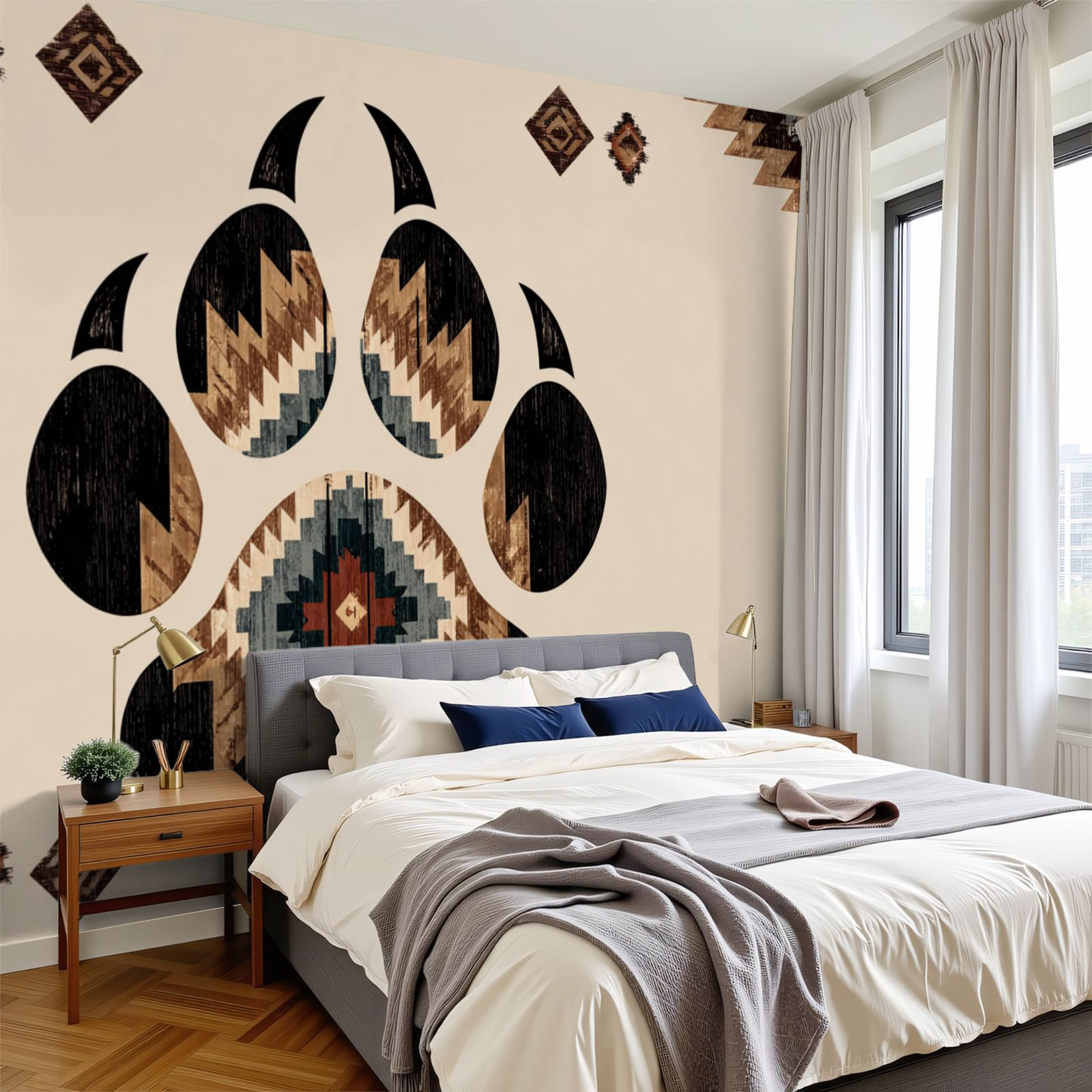 Red Barrel Studio Peel and Stick Wallpaper 96" W x 69" H Modern Self ...