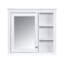 Armoire à pharmacie murale moderne avec miroir et 3 tablettes ouvertes Modern-814221184