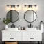 Luminaire de meuble-lavabo à 3 lumières 24 po avec gouttelettes
