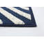 Ensemble de tapis abstrait bleu / blanc-1072884353