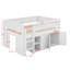 Lit mezzanine double avec armoire de rangement et tableau noir-1552722532