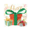 Presents And Notes IV - Wrapped Canvas Painting-544920532
