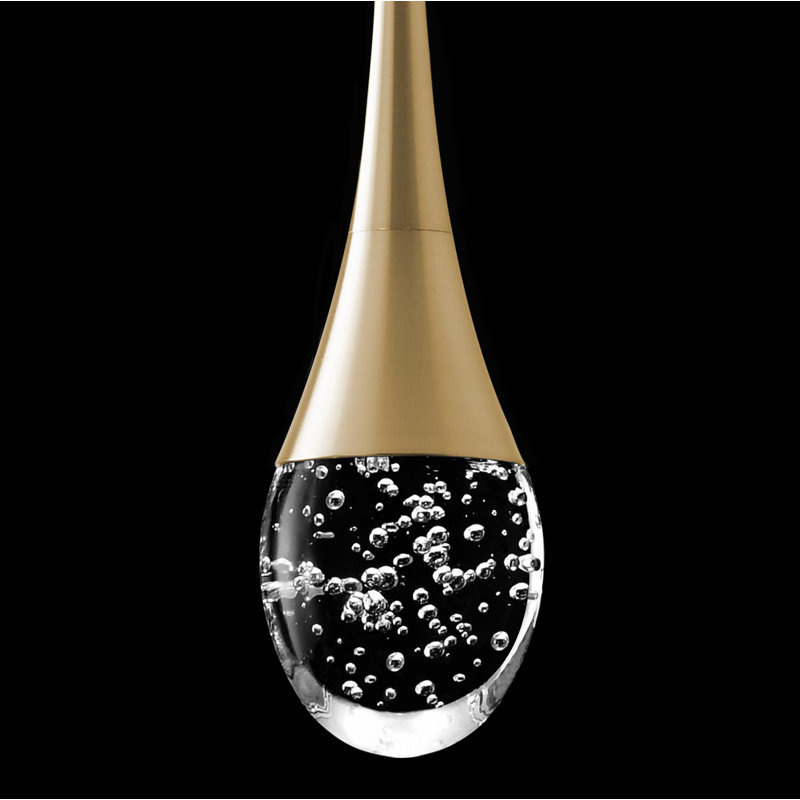 Medeah 1 - Light Stainless Steel LED Teardrop Pendant