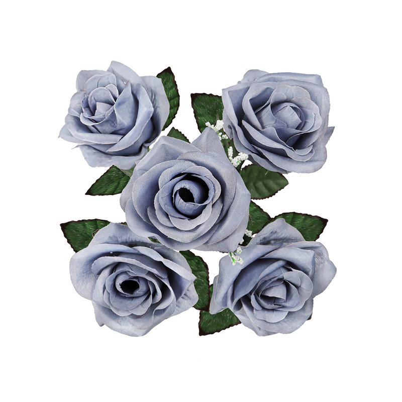 Rosier artificiel ouvert, Gris bleu