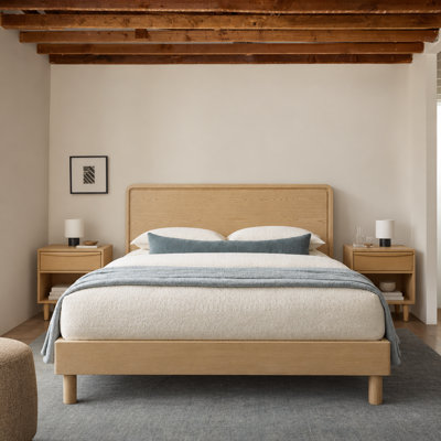 TESSA QUEEN WOODEN BED DARK WALNUT COLLECTION