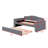 Upholstered Daybed With Storage Armrests,Trundle And Latest Integrated Bluetooth Audio System.-278788854