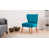 100 % polyester bleu sarcelle est en rupture de stock