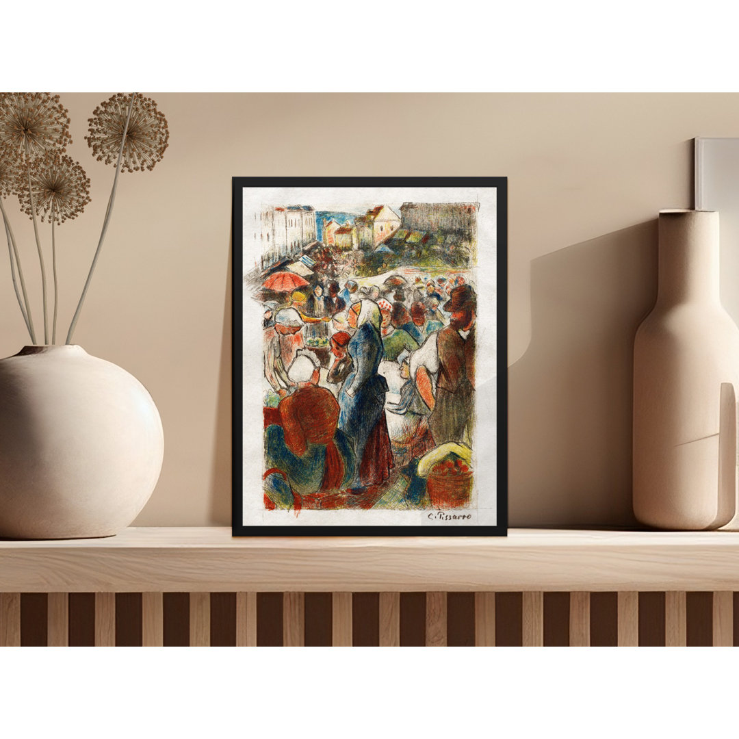 Vintage Style Black Framed Poster