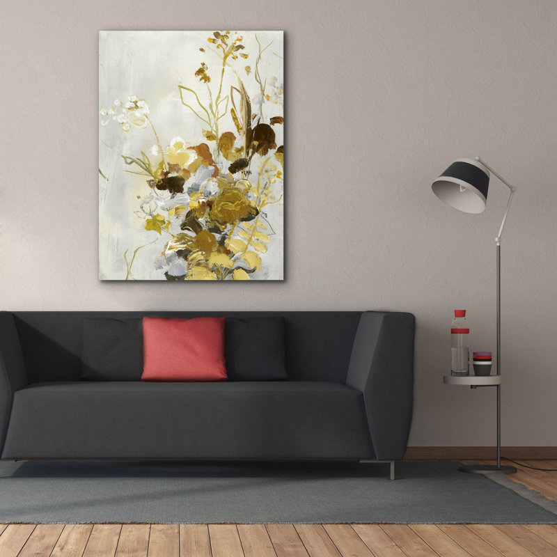  «Flock Of Flowers 2» par Design Fabrikken, art mural sur toile, H 54 po x l 40 po