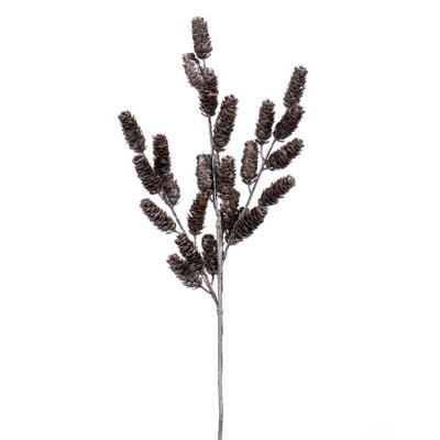 Vickerman Pinecone Spray 2/Bag Faux Floral Arrangement