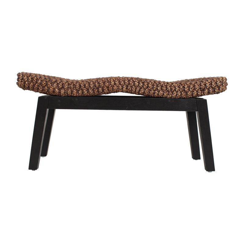 Banc en osier tissé Kroh