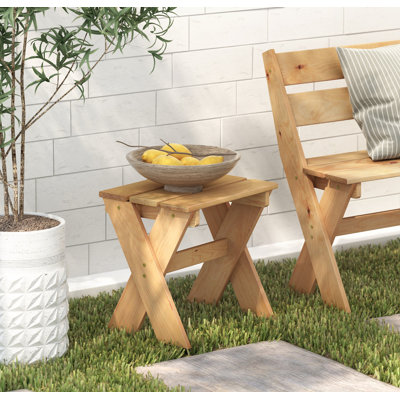 Table d'appoint en bois Ermont