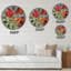 Red Poppies - Grande horloge murale-73158744