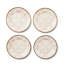 Rosy Check Appetizer Plates Set Of 4