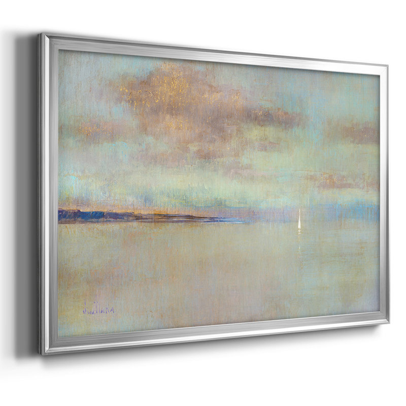 «August Morning», toile tendue avec châssis, Argent, H 18 po x l 26 po x P 1,5 po