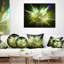 Coussin lombaire  Abstract Fractal Explosion of Paint Drops