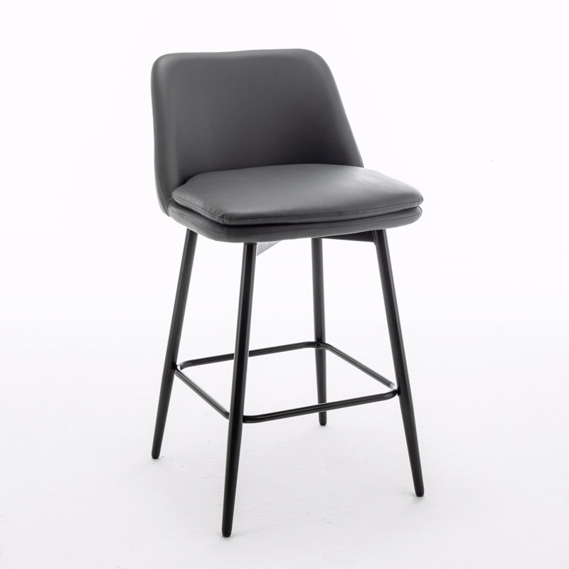 Ensemble de 2 tabourets de bar pivotants à hauteur de comptoir
