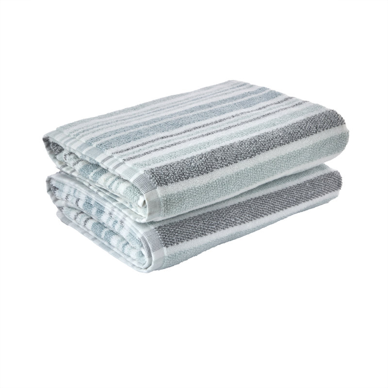 Ohatchee Cotton Plush Jacquard Bath Towel