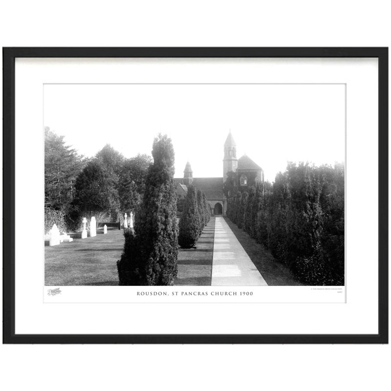 Rousdon, St Pancras Church 1900 by Francis Frith - Single Picture Frame Print, 40cm H x 50cm W x 2.3cm D