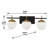3 - Light Dimmable Vanity Light